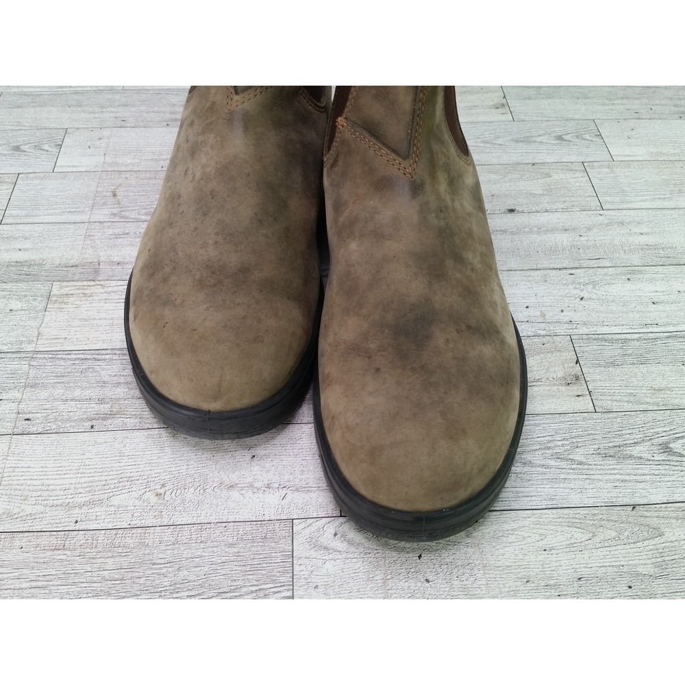Blundstone 585 Men's Rustic Brown Leather Chelsea Boots 10 AU 11 US Ecco Insole - Picture 16 of 16